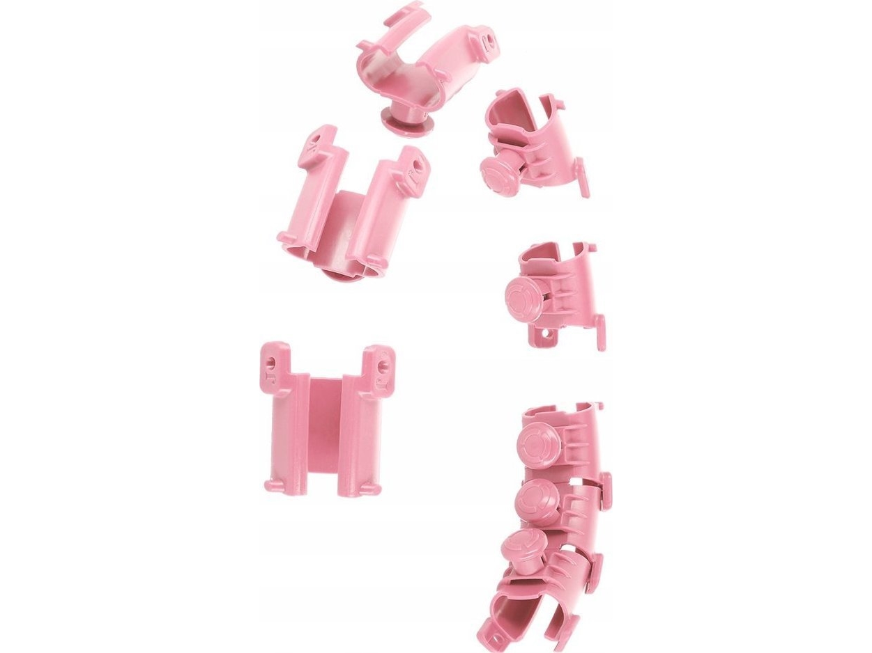 HMS HHW01 hula hoop med flikar och vikter rosa | Sport & Träning - Sportutrustning - Fitness | GameStuff