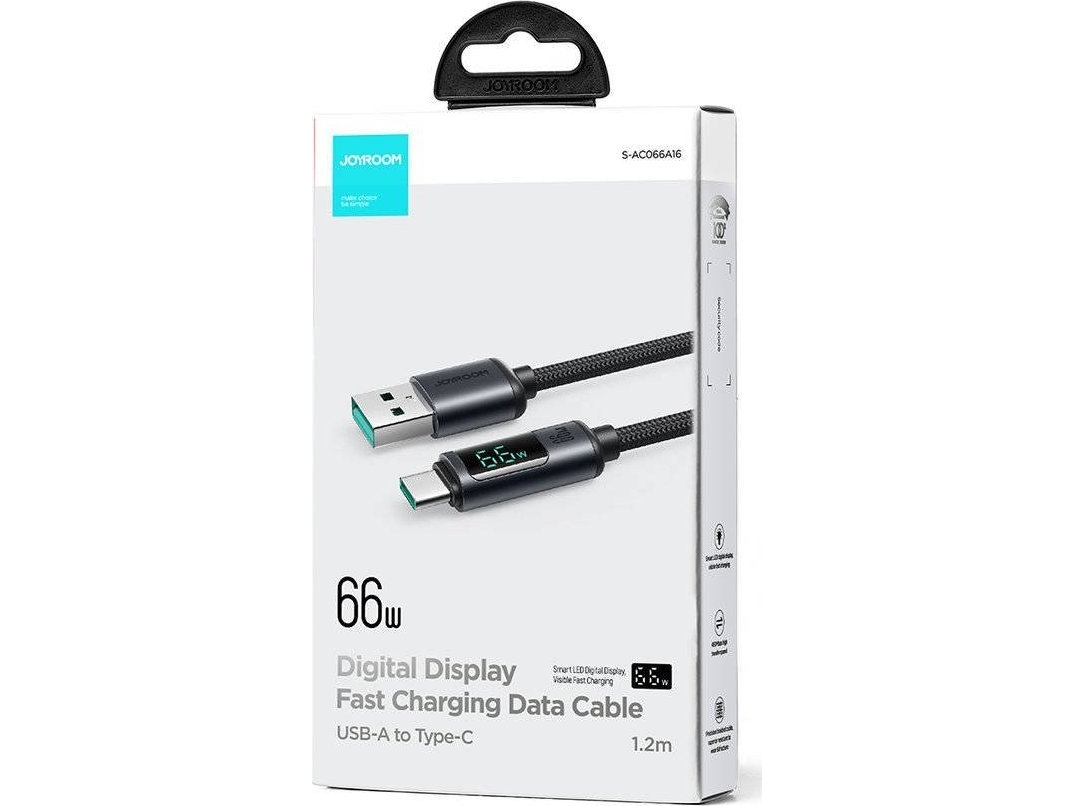 Joyroom Usb Cable Prism Usb Type C Cable 66W 1.2M Joyroom S-Ac066a16 (Black)