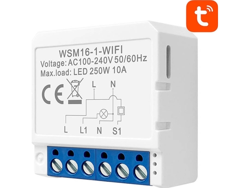 Avatto WSM16-W1 TUYA intelligent Wi-Fi-väggkontakt | Huset - Husautomatisering | GameStuff