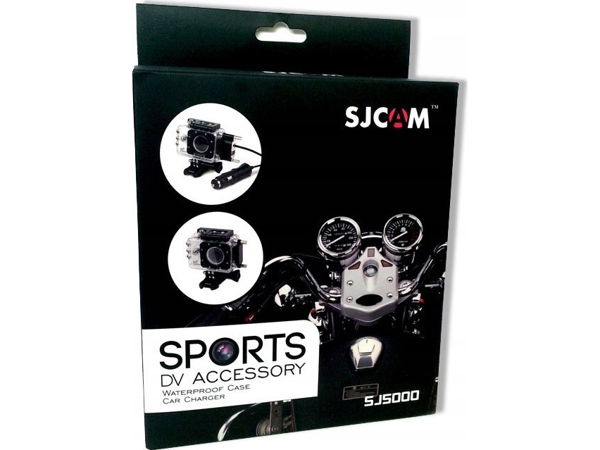 SJCAM SJ5000x vedenpitävä kotelo motopyörän kiinnityssarja
