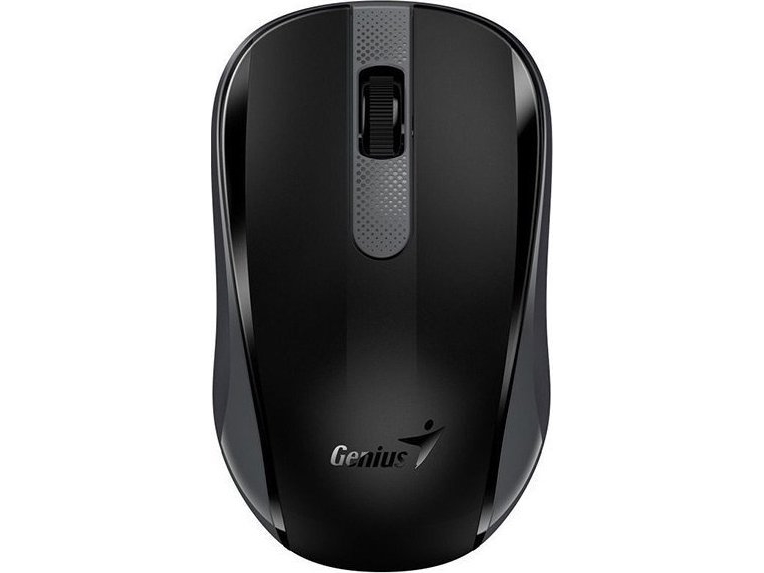 Pelės Genius Pelės Nx-8008S, 1200Dpi, 2.4 [Ghz], Optinis, 3C, Belaidis Usb, Juodas Ir Pilkas, 1 Pc Aa