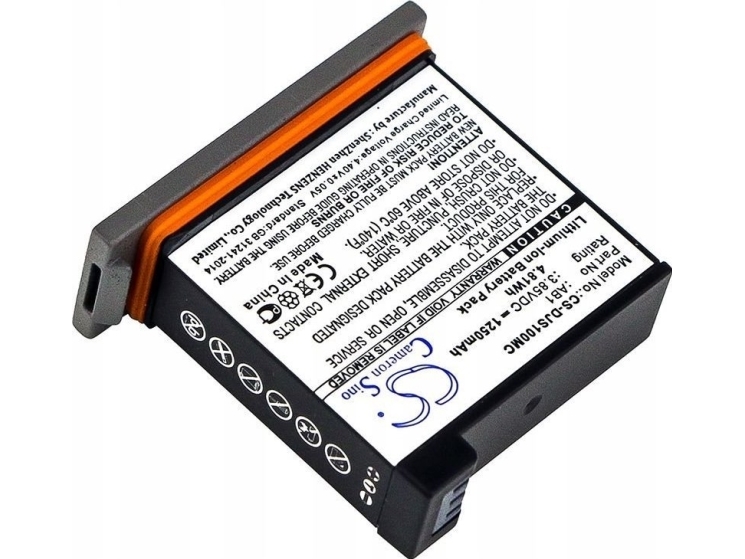 Cameron Sino ladattava akku tyyppi Ab1 Dji Osmo toimintakameraan / Cs-djs100mc:hen