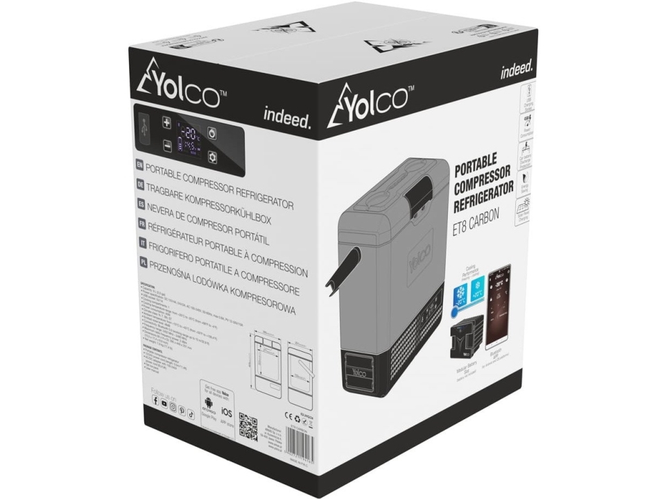 Turistijäähdytin Yolco ET8 CARBON