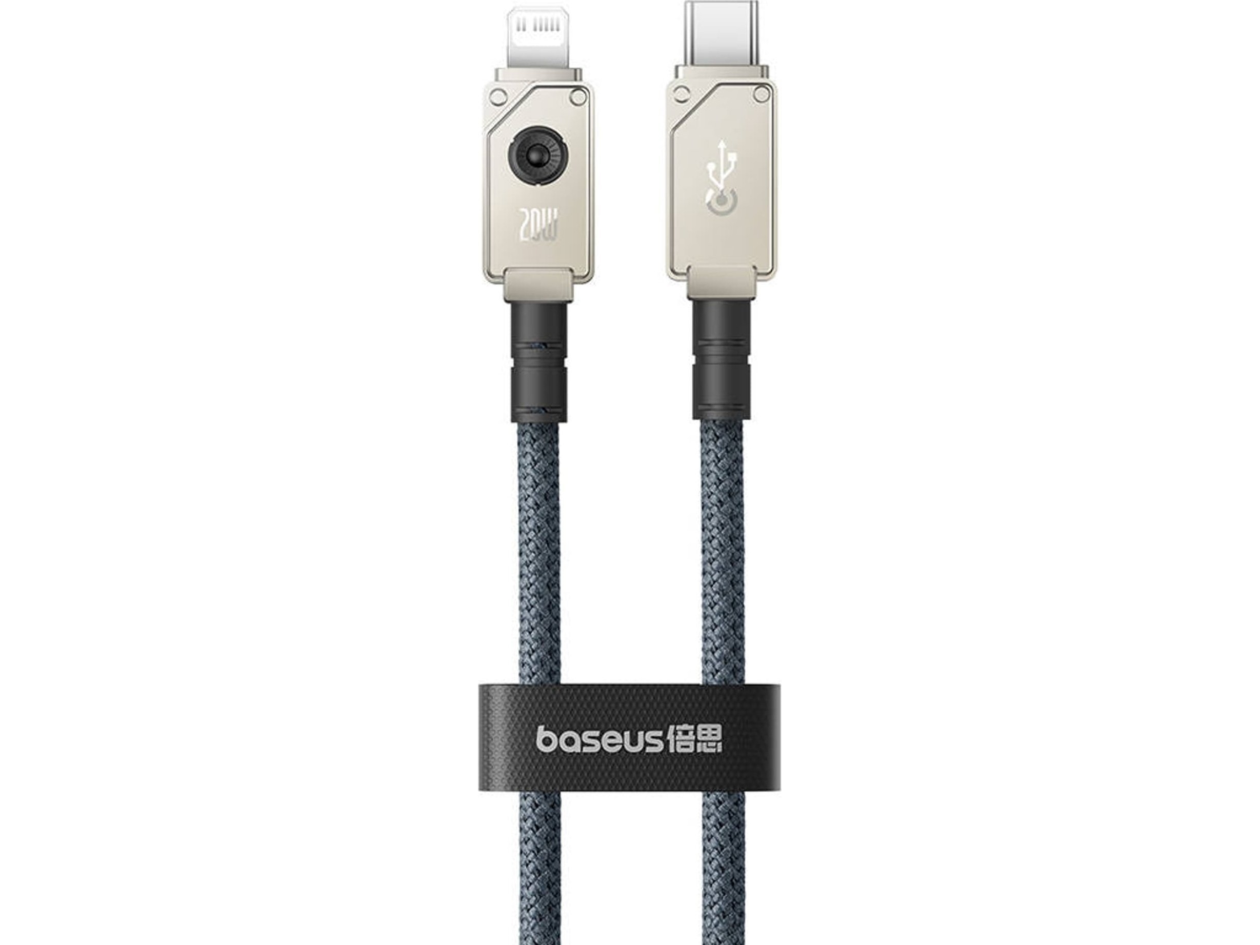 Baseus Usb C Til Ip 20A Hurtigopladningskabel, 2 M (Marineblå)