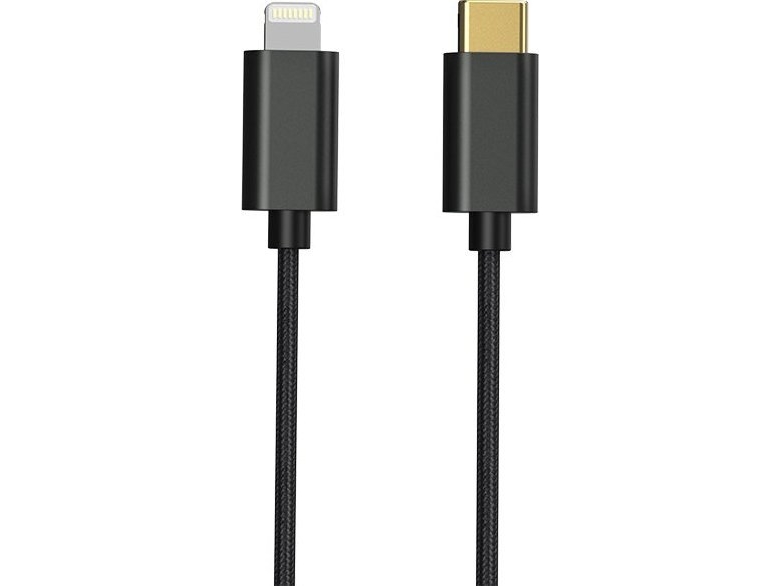 Fiio Usb-C - Lightning Usb-Kabel 0,5 M Sort (6953175731030)