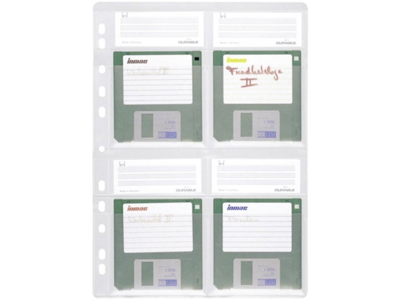 3.5-diskettficka DISCOFLEX® A4 | Arkivering - Elastikmappar & Chartekker - Plastficka | GameStuff