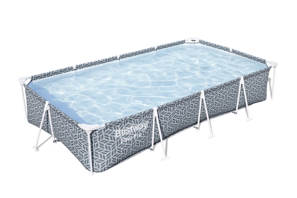 Bestway Aufblasbares Schwimmbad Bestway Steel Pro Grau