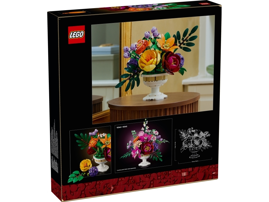 LEGO Botanicals 10345 blomsterarrangement byggesæt, 1161 stk., 18+