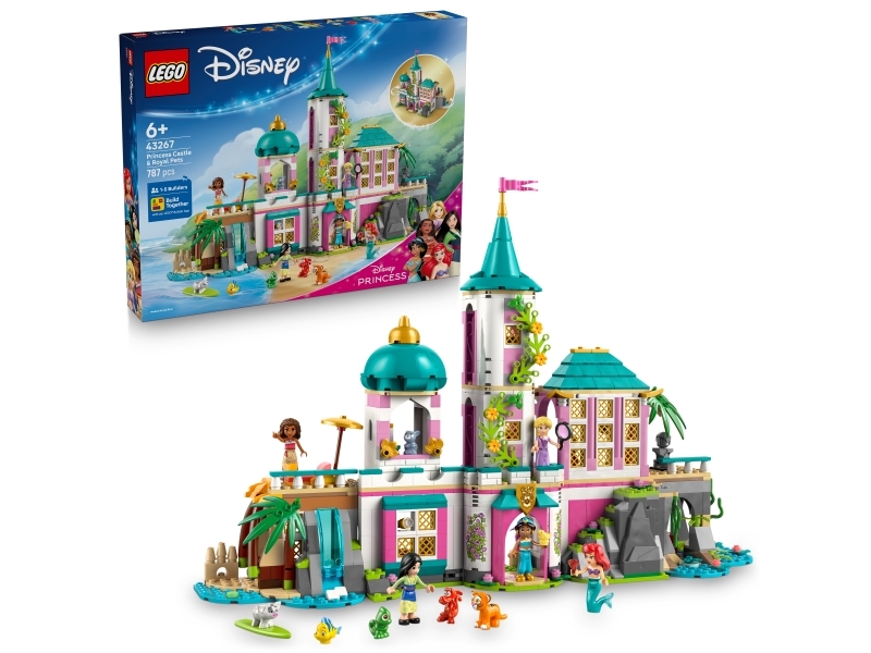 LEGO Disney Princess - Prinsesseslot og kongelige kæledyr (43267)