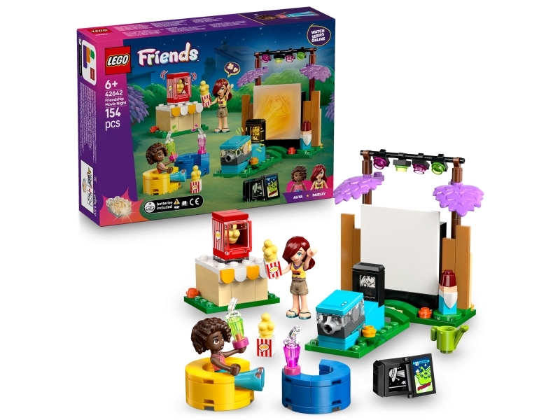 LEGO Friends 42642 Filmkväll med vänner | LEGO® - LEGO® teman D-I - LEGO Friends | GameStuff