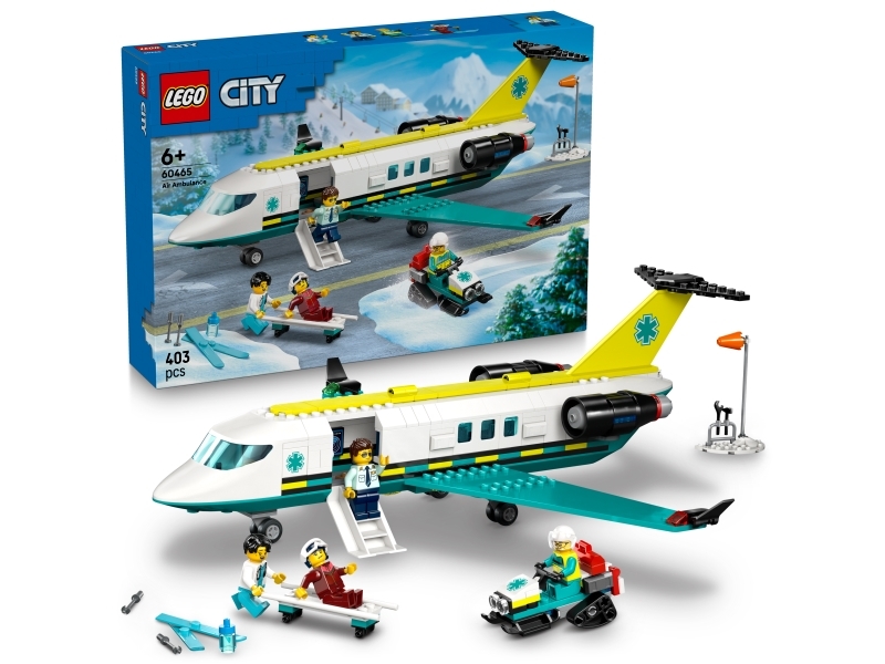 LEGO City 60465 Ambulansflygplan | LEGO® - LEGO® Themes A-C - LEGO City | GameStuff