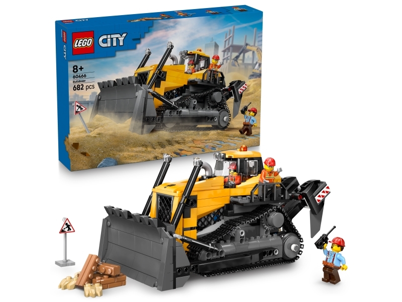 LEGO City 60466 Gul bulldozer | LEGO® - LEGO® Themes A-C - LEGO City | GameStuff