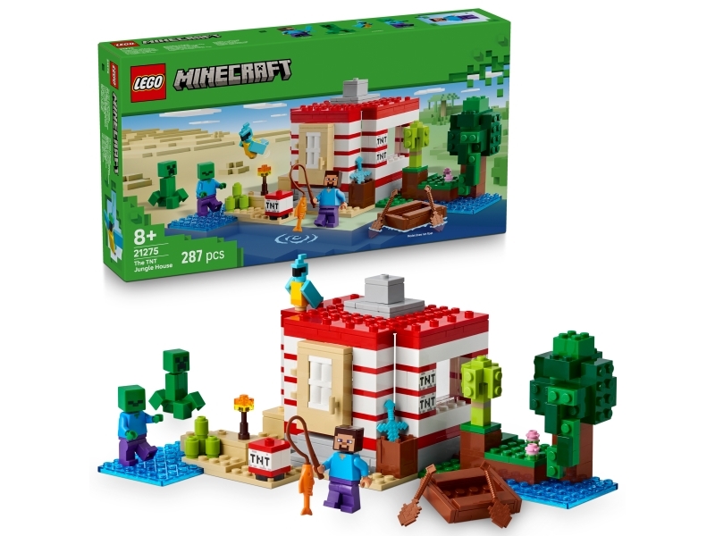 LEGO Minecraft 21275 Dynamithuset i djungeln | LEGO® - LEGO® teman J-N - LEGO Minecraft | GameStuff