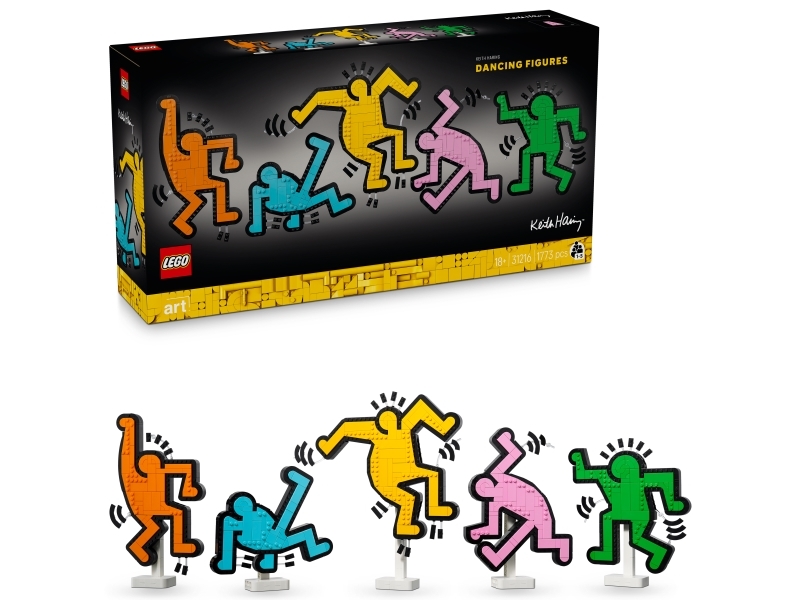 LEGO ® Art - Keith Haring - Dansende figurer 31216 - 1773 Dele
