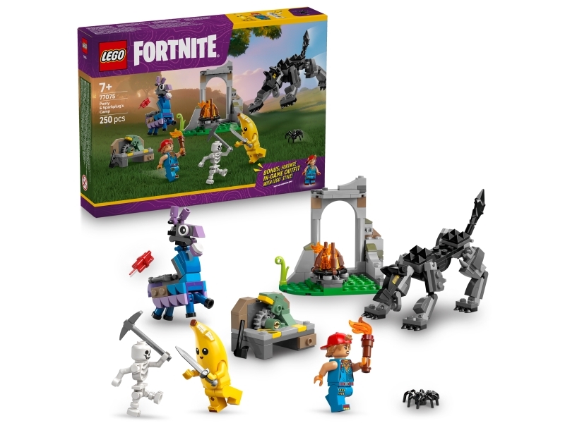 LEGO Fortnite 77075 Peely & Sparkplugs Camp | LEGO® - LEGO® teman D-I - LEGO Fortnite | GameStuff