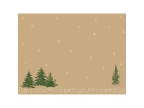 Tischset Bio Dunicel L30 X B40 Cm Humble Trees Natur Braun,5 Pk X 100 Pcs/Crt