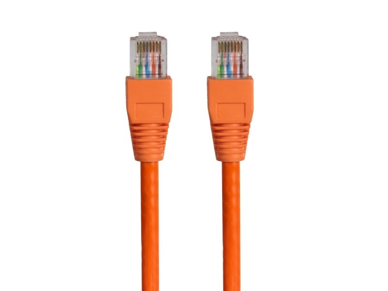 Connectech Cat5e nätverkskabel Kors. orange | Datortillbehör - Kablar & adaptrar - Adaptrar | GameStuff