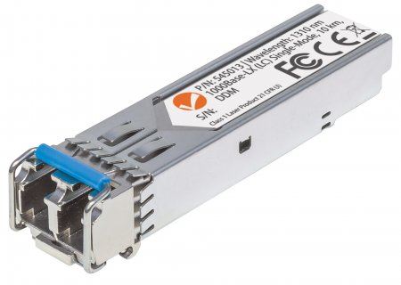 Intellinet 545013, Fiberoptisk, 1000 Mbit/S, Sfp, Lc, 9/125 Μm, 10000 M