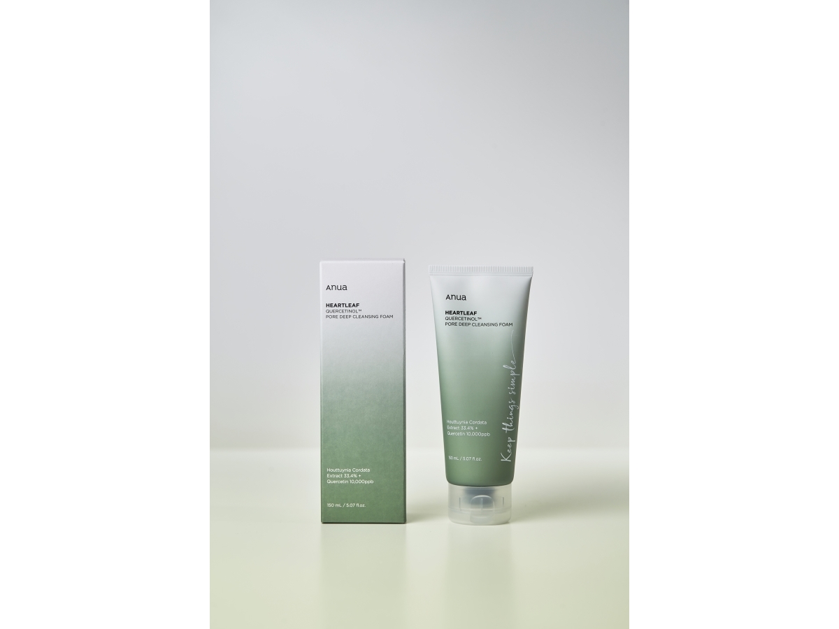 Anua Heartleaf Quercetinol Pore Deep Cleansing Foam 150ml 5.07 Fl.Oz