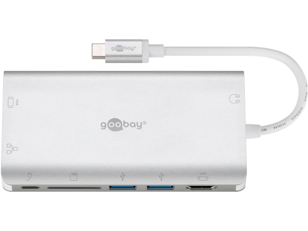 Goobay Multiport-Adapter – Silber