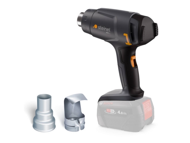 Steinel 088064 HEISSLUFTGEBLAESE AKKU MH 1 FS Sladdlös varmluftsfläkt utan batteri, utan laddare 500 W | Elverktyg - Övriga maskiner - Övriga verktyg | GameStuff