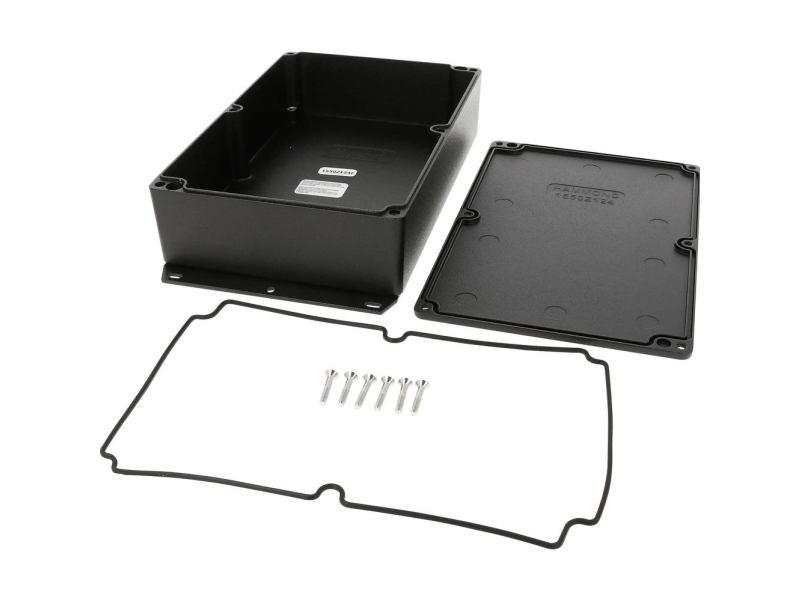 Hammond Electronics 1550Z124fbk Universalkabinet 223 X 147 X 55 Trykstøbt Aluminium Sort 1 Stk