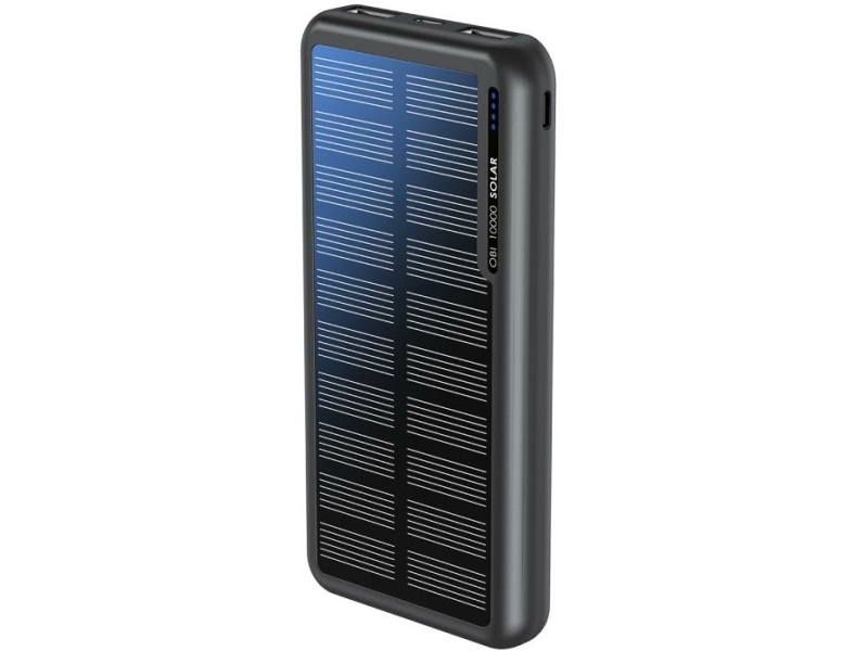 Boompods Obi-Solar, 10000 Mah, Sort