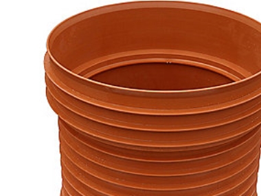 Brøndbund lukket 600mm - ex. gummiring. Pipelife PP