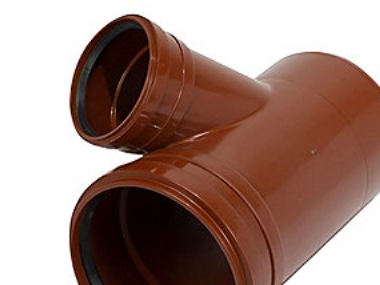 PP-grenrør 45 gr. 250x160mm - EN1852. Pipelife