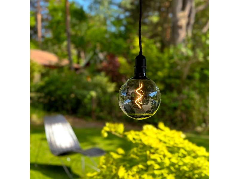 Penny Pendellampa Gravity + DecoBulb XL Smoke