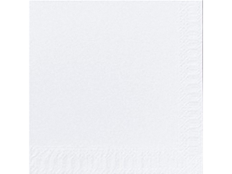 Servietter 24x24 cm 3-lags Duni Hvid 8x250 stk