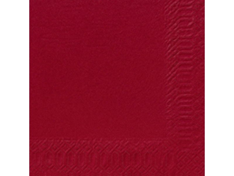 Serviet Duni 24X24 Cm 3-Lag Bordeaux,250 Stk/Pk
