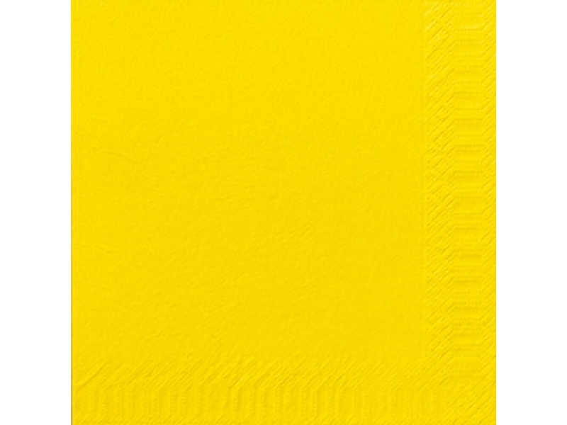 Serviet Duni 33x33 cm 3-lag Gul,125 Stk/pk | Catering - Dukar & Servetter - Servetter | GameStuff