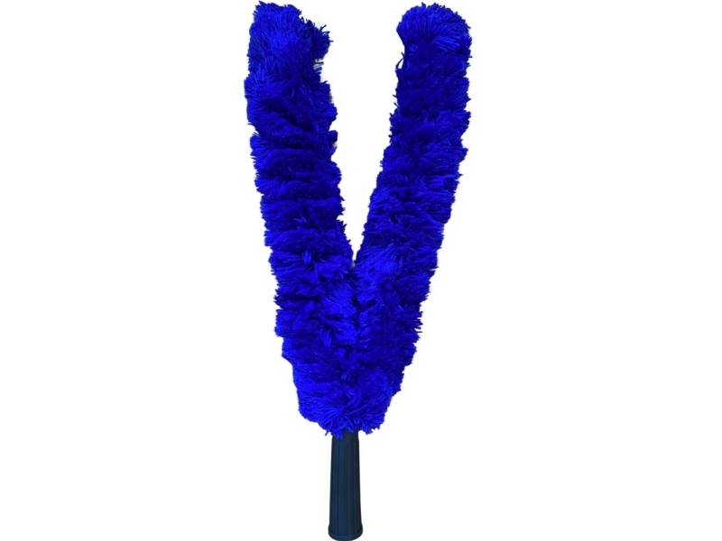 Staubabsauger, V-Mopp, 40Cm, Blau, Acryl/Baumwolle, 40Cm