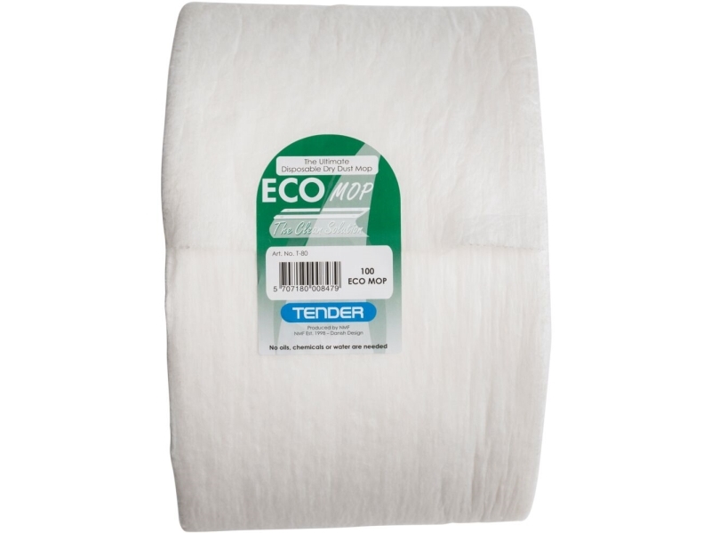 Tentax Eco Mop Mopp-Rolle 60 Cm Perforiert, Weiß, 100 Stück