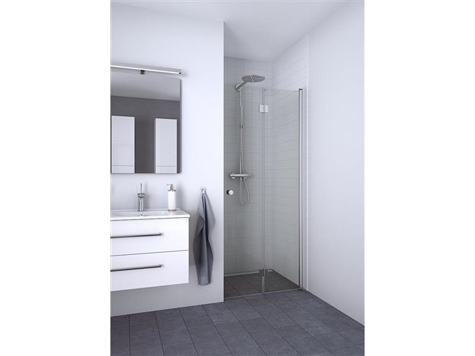 Dansani Match B Vikdörr 200*97-99 cm, klarglas | VVS Artiklar - Badrum - Duschväggar & duschdörrar | GameStuff