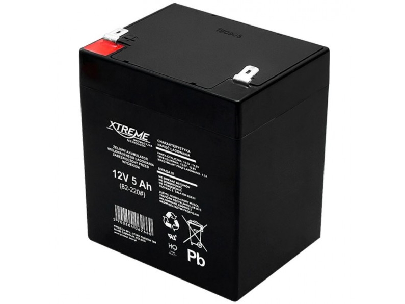 Gel-batteri 12V 5Ah XTREME101x90x70
