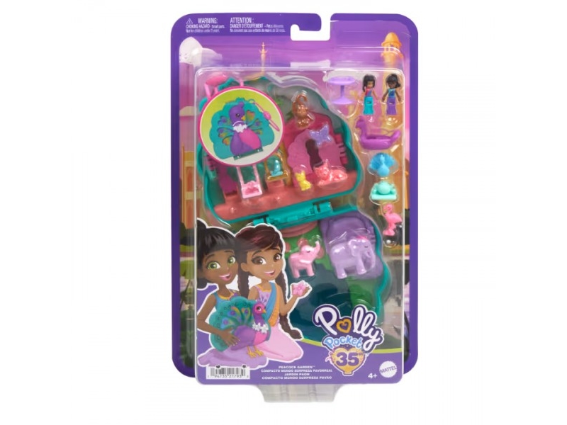 Polly Pocket Peacock Garden Compact HWN97 /4 | Leksaker - Figurer & Dockor | GameStuff