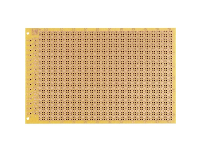 WR Rademacher 913-HP Test Circuit Board WR-type 913 With plug connection strip and mounting holes for 32-pin Plug according to DIN 41612 model D (L x W x H)