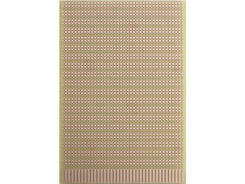 WR Rademacher WR-Typ 946 Elektroniske testkort Hårdt papir (L x B) 160 mm x 100 mm 35 μm Rastermål 2.54 mm Indhold 1 stk