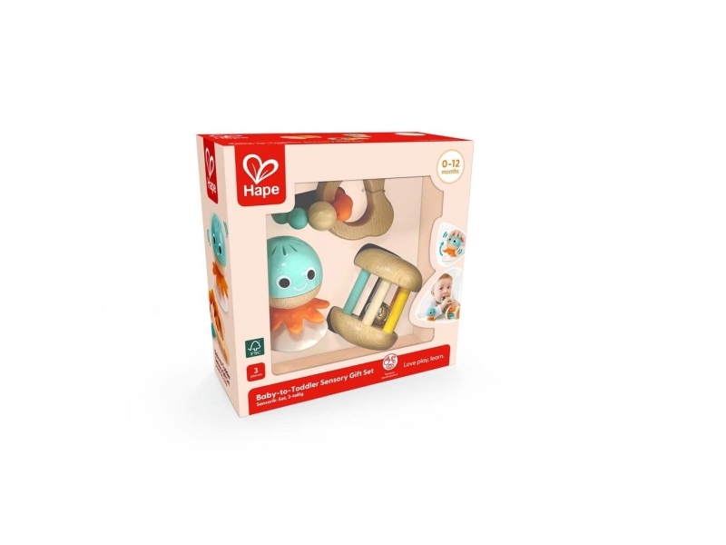 Hape Baby-to-Toddler Sensory Gift Set | Leksaker - Figurer & Dockor | GameStuff