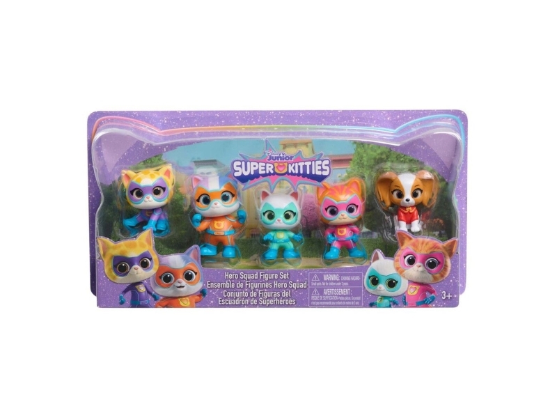 Disney Jr. Super Kitties Figure Set 5 Pack 7,5 cm
