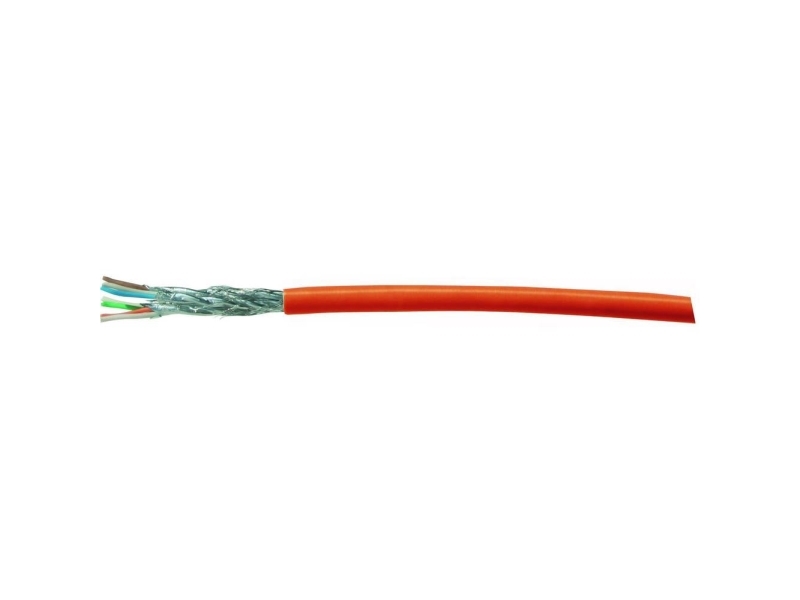 Strømkabel S/Ftp 4 X 2 X 0.25 Mm² Orange 25 M