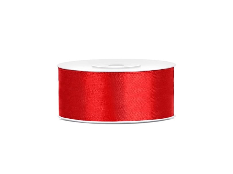 Rött satinband 25 mm | N - A | GameStuff