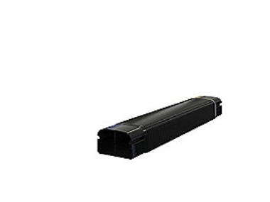 T75-S fleksibel kanal - 74x56 mm, Sort RAL 9005, 520 mm | Ventilation & Klimat - Värmepumpar - Tillbehör till värmepumpar | GameStuff