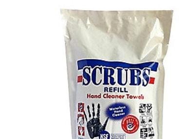 Scrubs Vådservietter Refill - Citrus Duft, 72Stk (Passer Til Spand Bd Varenr. 512162800)