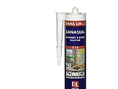 Dana Lim Danaseal 514 sort - Sanitets- & byggesilikone 300ml, neutral højelast. fugemasse