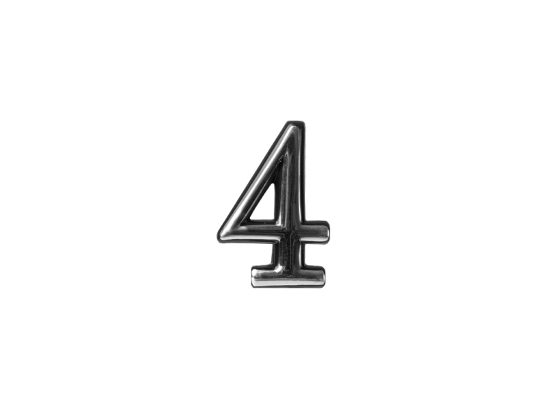 Okko Door Number Cr 4 Plastm
