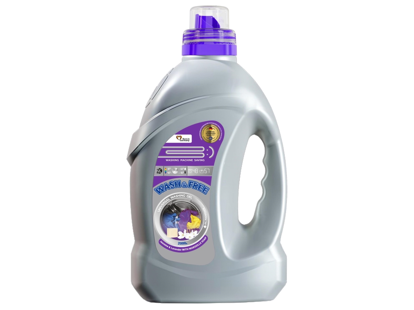 Wash_Free Washing Gel Wash&Free, 2 L