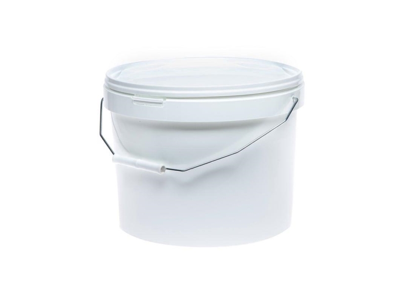 Bucket Plastic Food With Cover 11.3L